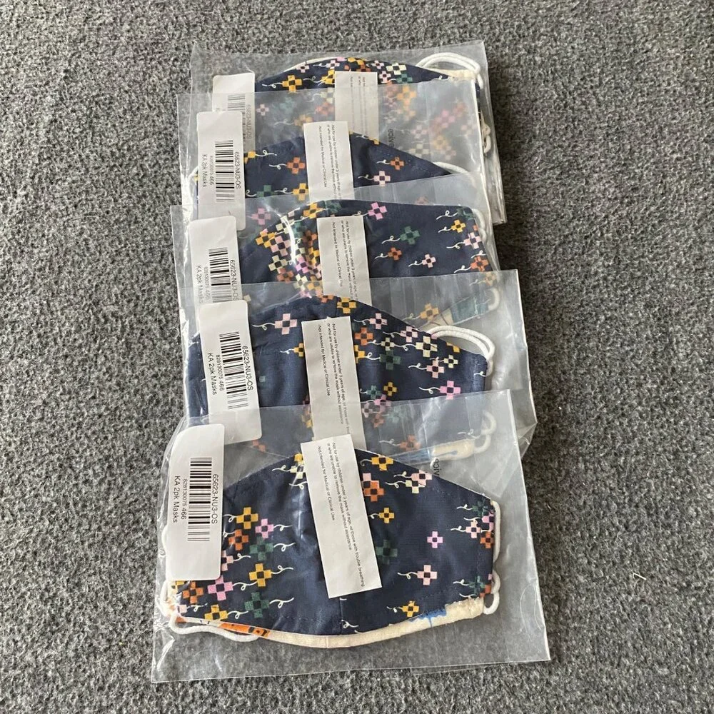 Hanna Andersson Girl Child Face Mask Cloth Fabric Lot of 10 New